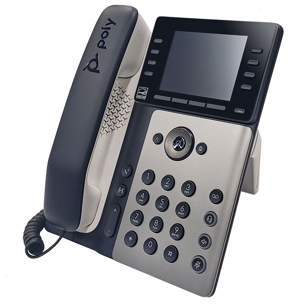Poly Edge E300 IP Phone w/PSU (2200-87815-001)