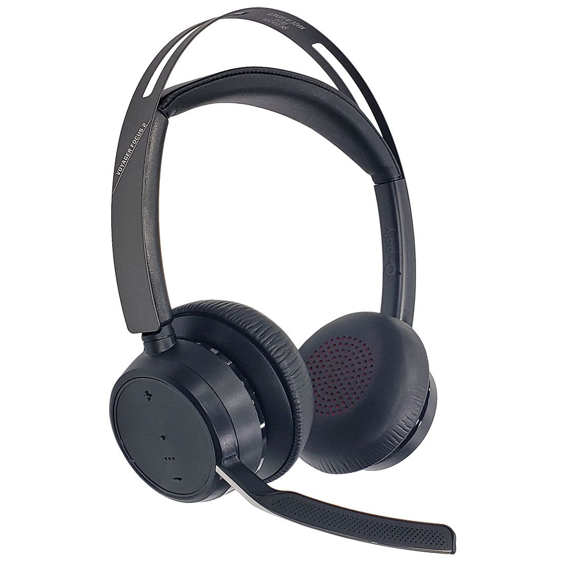 Poly Voyager Focus 2 UC, Standard, USB-A, Charge Stand (213727-01)