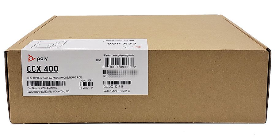 Poly CCX 400 Microsoft Teams Edition (2200-49700-019)