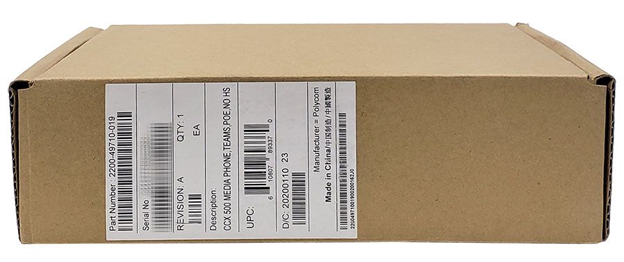 Polycom CCX 500 Microsoft Teams Edition w/o Handset (2200-49710-019)
