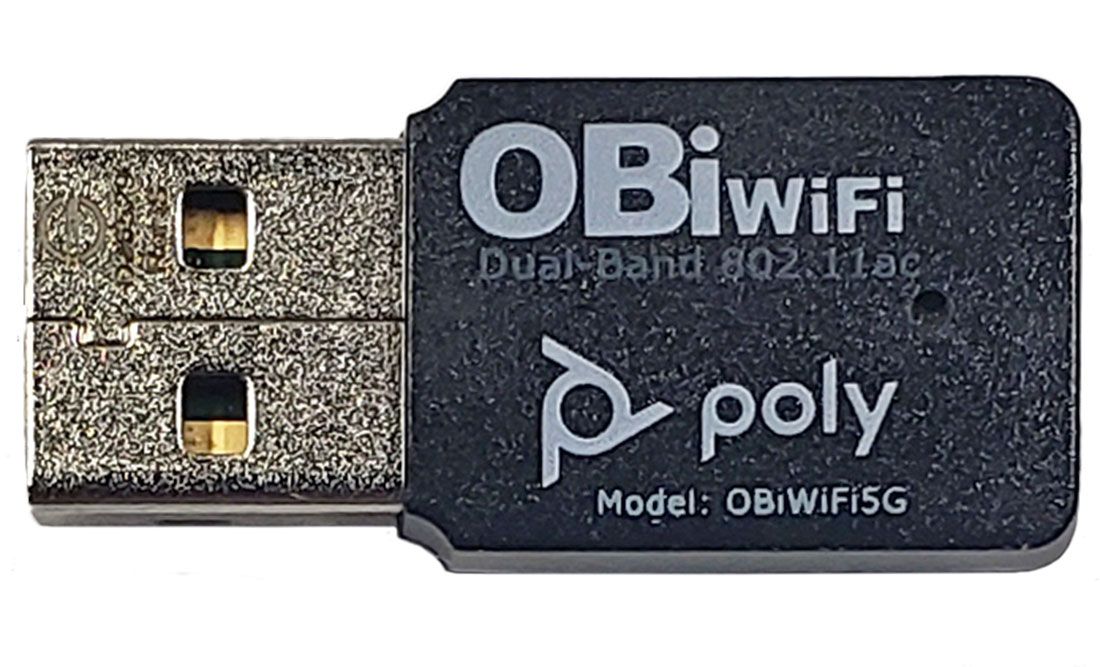 Poly OBiWiFi5G USB Wi-Fi Wireless Adapter (89D17AA#AC3)