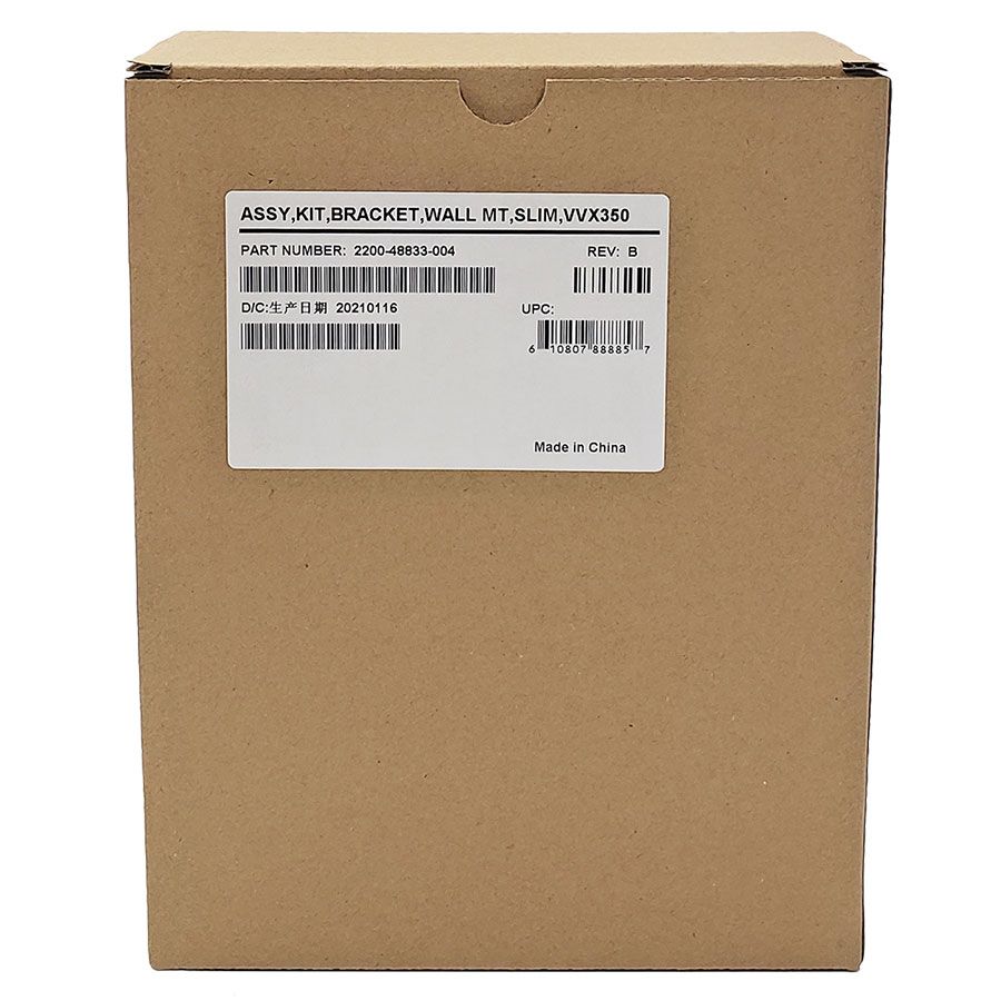 Polycom VVX 350 Slim Wall Mount Bracket (2200-48833-004)