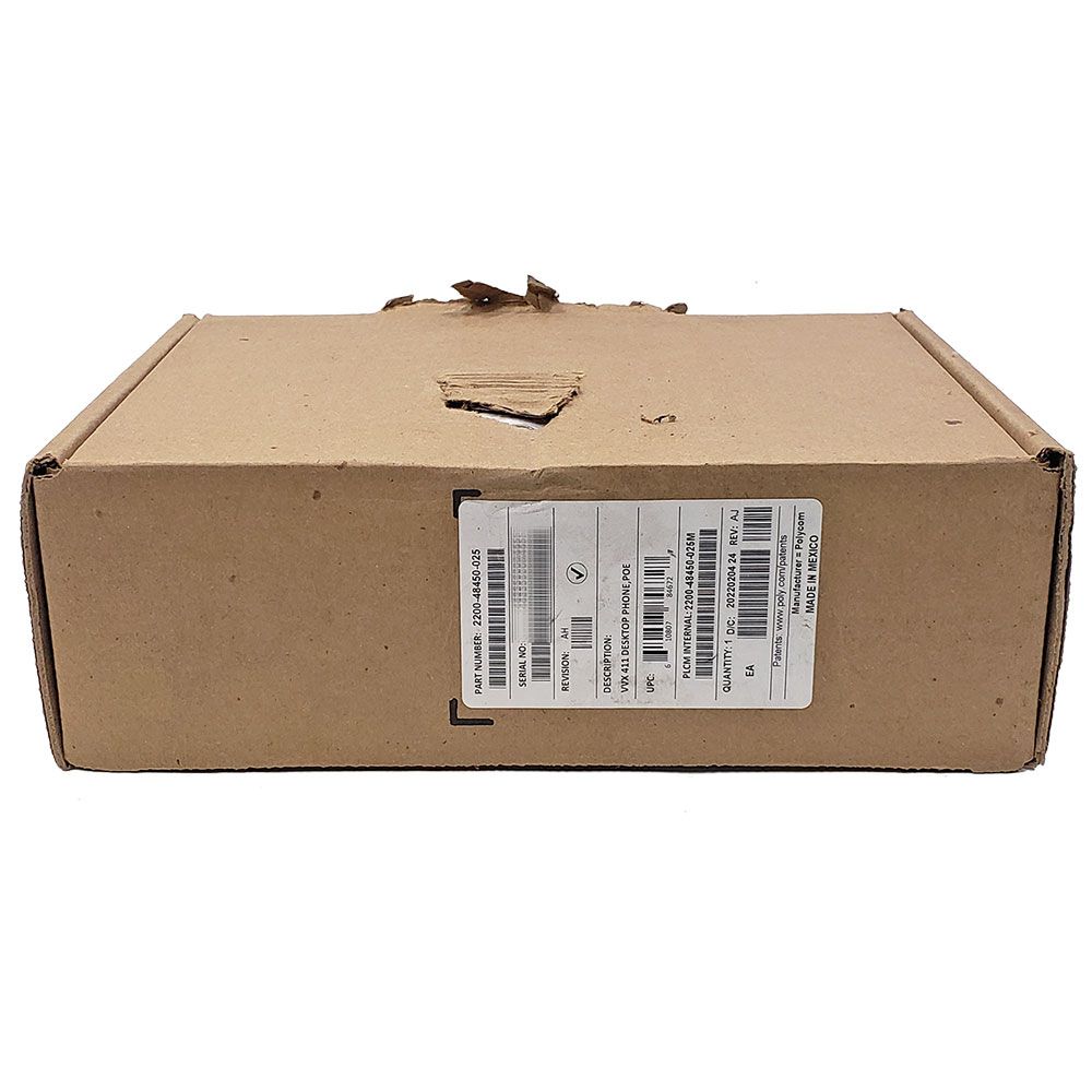 Polycom VVX 411 IP Phone (2200-48450-025) Ugly Box