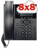 Polycom VVX Series 3 IP Phones Compatible with 8x8