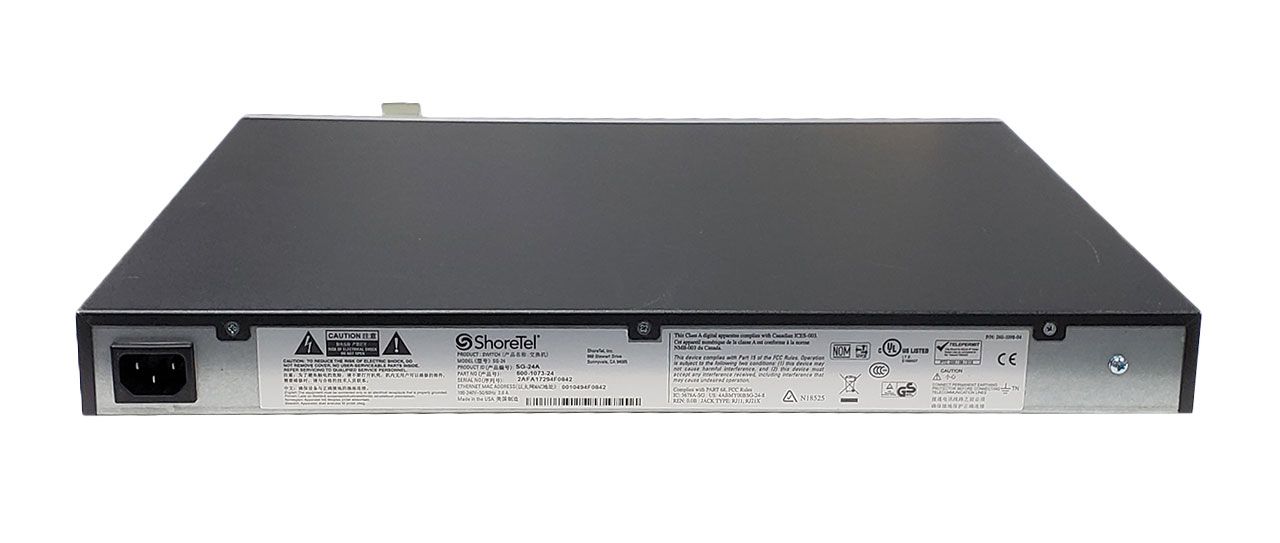 Shoretel ShoreGear 24A Voice Switch (10321, SG-24A)