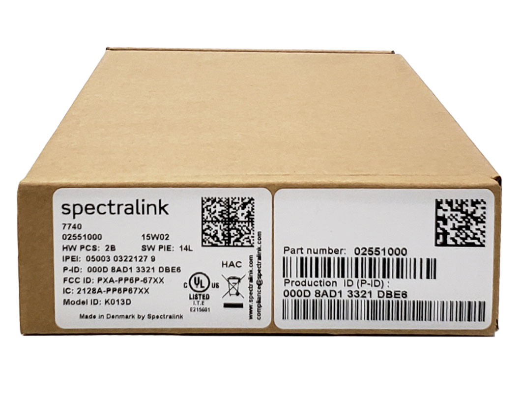 Spectralink 7740 Wireless Handset (02551000)