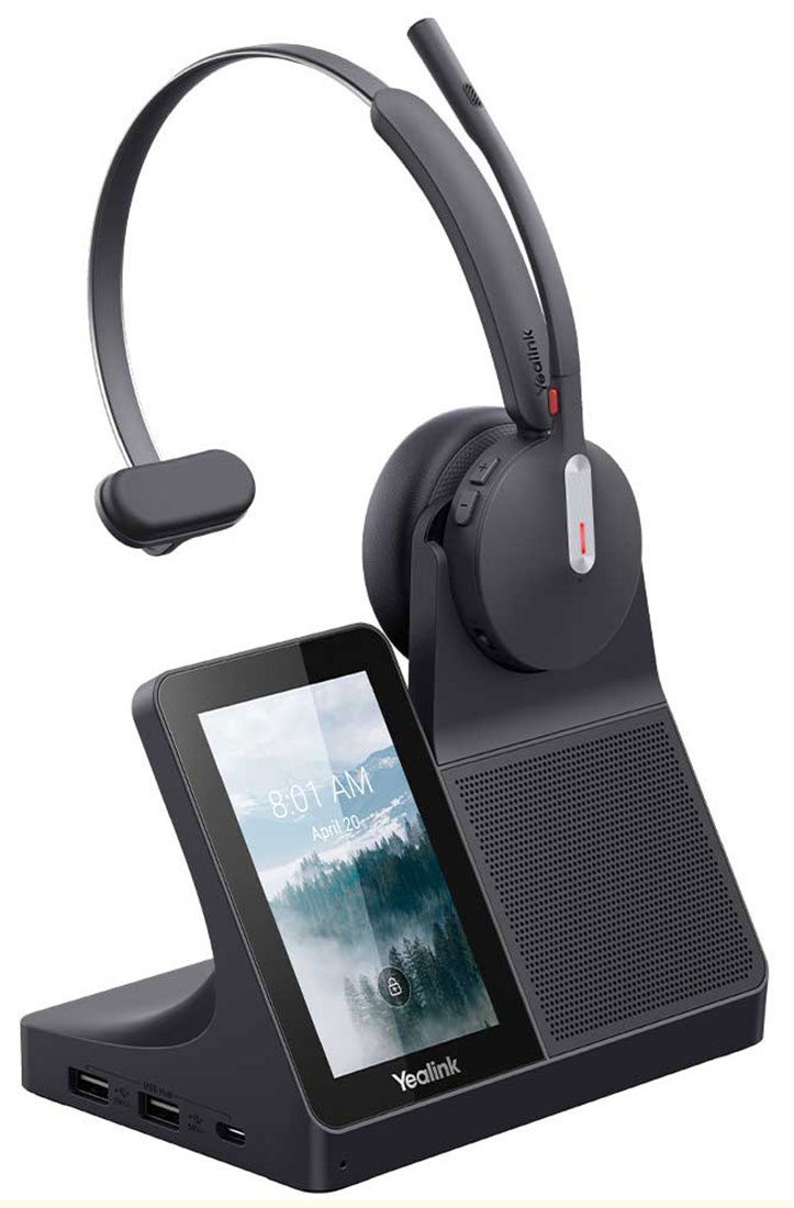 Yealink WH64 Mono Workstation Wireless Headset (1208737)