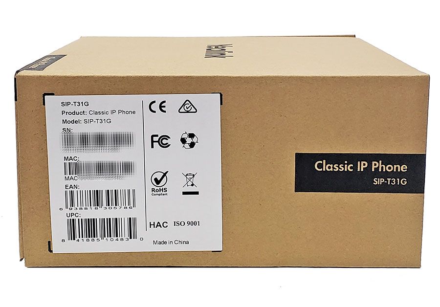 Yealink SIP-T31G IP Phone (1301044)