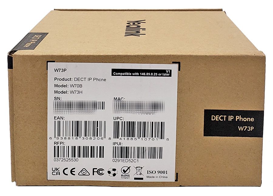 Yealink W73P Basic DECT IP Phone System