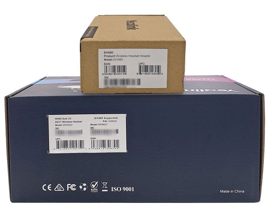 Yealink WH62 Mono UC Wireless Headset Package