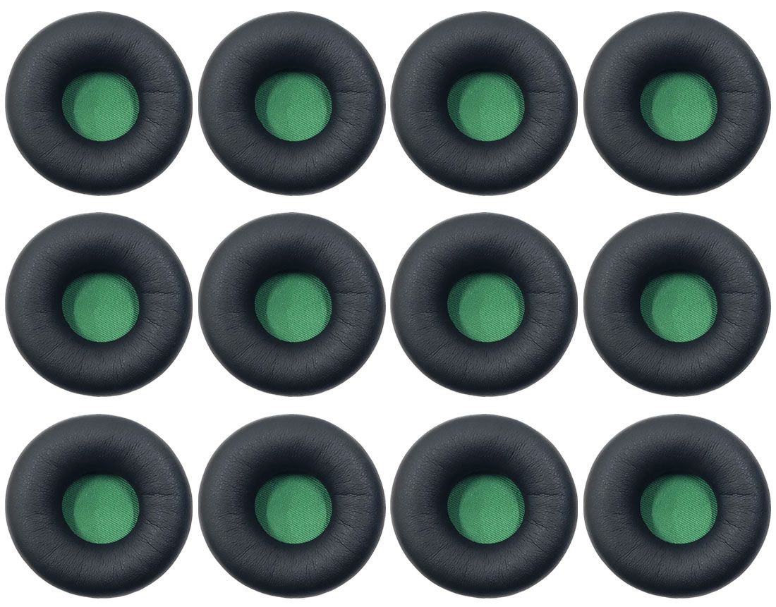 Yealink Leather Ear Cushion for WH62, WH66, UH36, YHS36 (12 Pack)