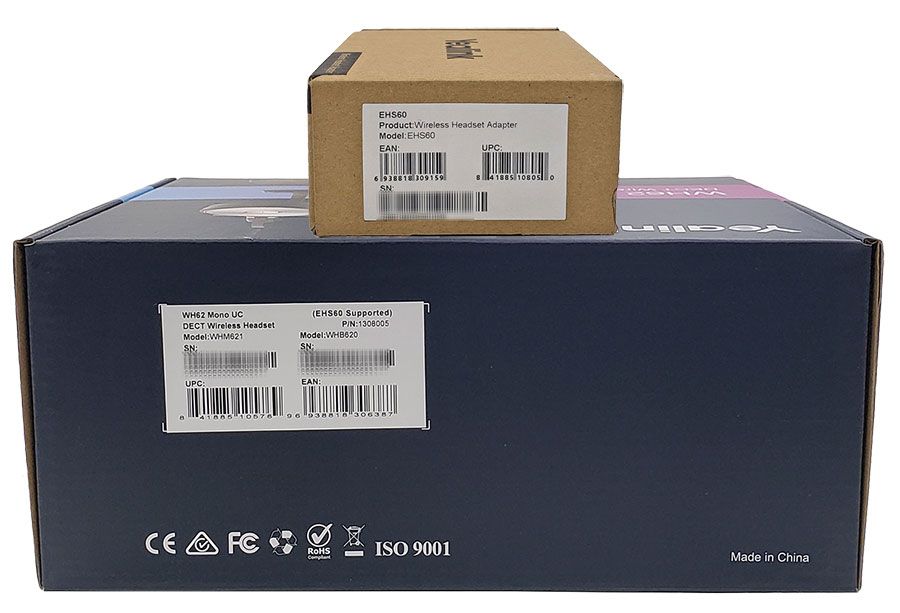 Yealink WH62 Mono UC Wireless Headset Package