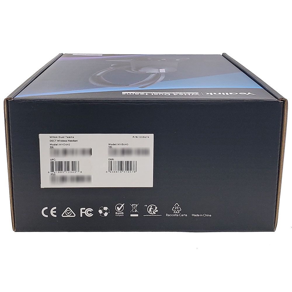 Yealink WH64 Dual Teams Wireless Headset (1208674)