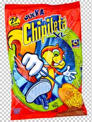 Chipileta Naranja XL Orange 20 pieces