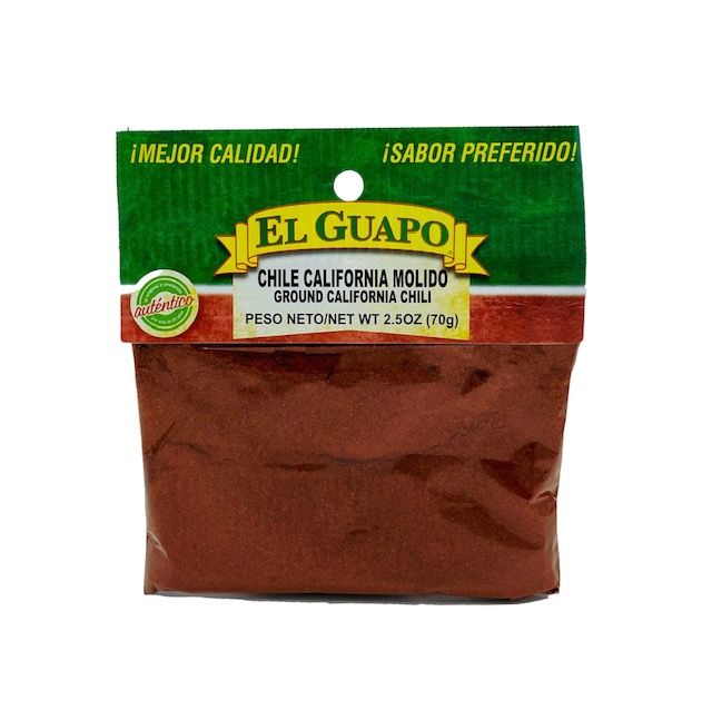 Ground California Molido Chili (Ground Chili) by El Guapo 2 1/2 oz.