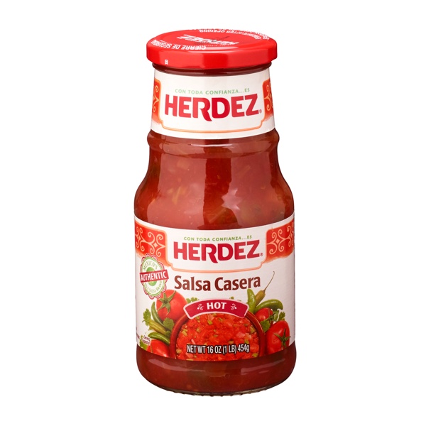 Salsa Casera Herdez Hot 16 oz.