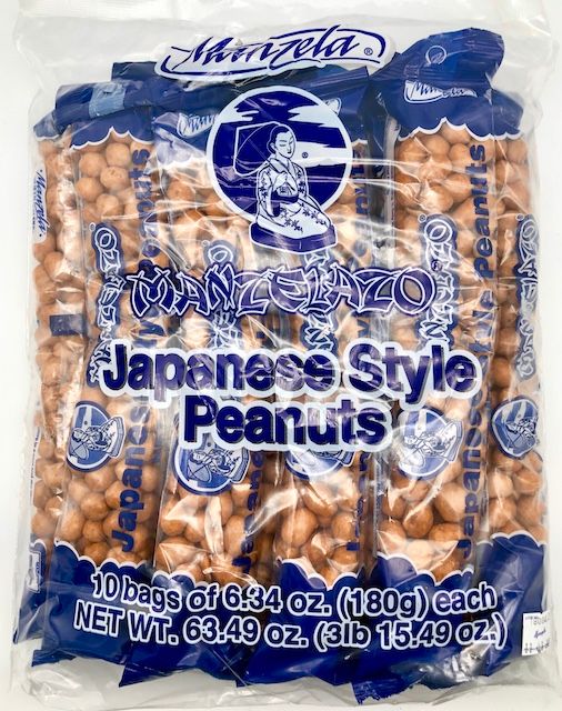 Manzelazo Japanese Style Peanuts by Manzela 10 Bags