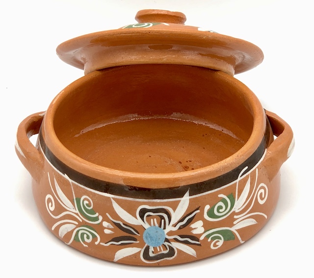 Mexican Clay Pot with Lid Small