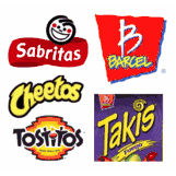 Mexican Snacks Chips, Peanuts and Pastelitos