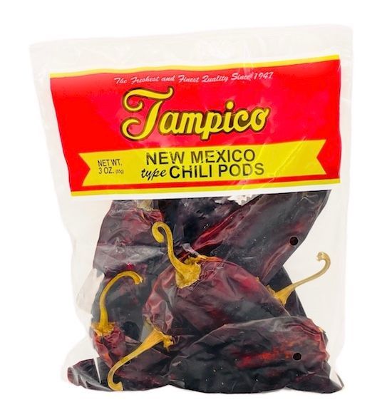 New Mexico Dried Chile Pepper by Tampico 3 oz