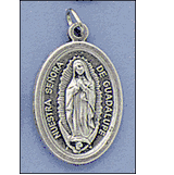 Our Lady of Guadalupe Silver Medal - Medalla Virgen de Guadalupe Plata