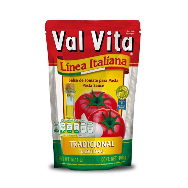 Valvita Tomato Pasta Sauce Pouch Traditional (Pack of 6)