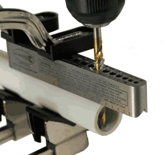 Big Gator Tools MDG1000NP V Style Portable Drill Guide - METRIC, 17 Hole