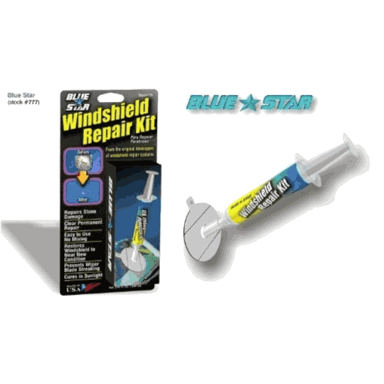 Blue Star Windshield DIY Repair Kit No Mixing Ready to Use Automotive