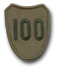 100th TRAINING DIVISION SUBDUED 2" MILITARY PATCH
