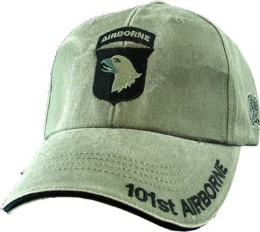 101st Airborne Ball Cap OD Green