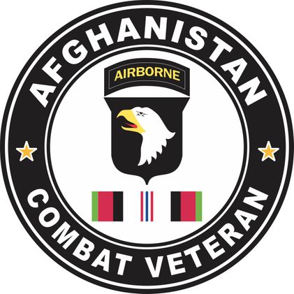 101st Airborne Division Afghanistan Campaign with ribbon