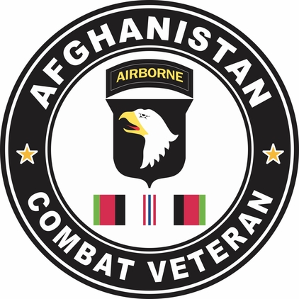 101st Airborne Division Afghanistan Campaign with ribbon
