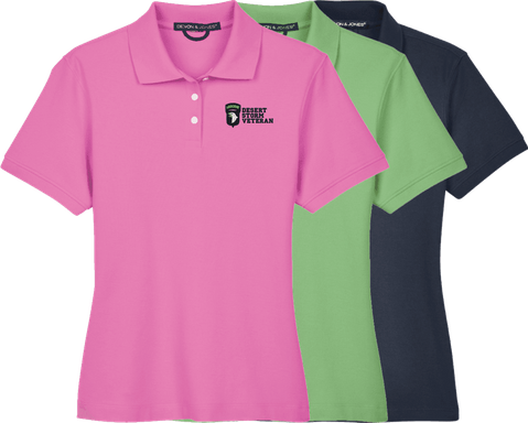 101st Airborne Division Desert Storm Veteran Women's Devon & Jones Polo