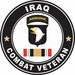 101st Airborne Division Iraq Combat Veteran Decal