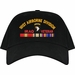 101st Airborne Division Iraq Veteran Embroidered Cap with Ribbons