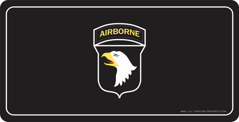 U.S. Army 101st Airborne Division License Plate