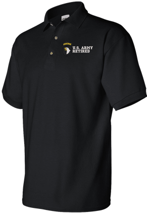 101st Airborne Division Retired Polo