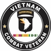 101st Airborne Division Vietnam Service Combat Veteran Decal