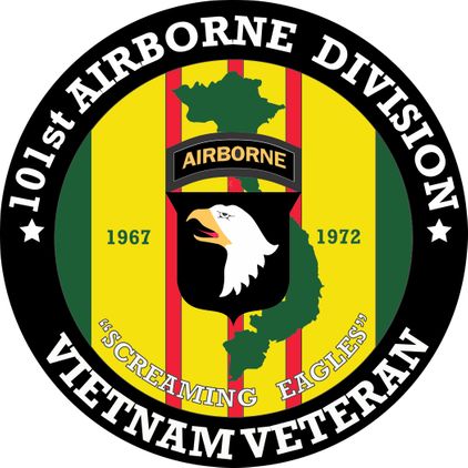 101st Airborne Division Vietnam Veteran Decal