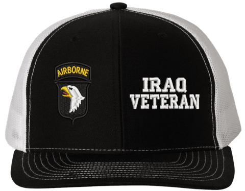 101st Airborne Iraq Veteran Split Cap