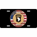 101st Airborne Iraq Veteran with USA Flag License Plate