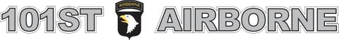 101st Airborne Window Strip Vinyl Transfer Decal