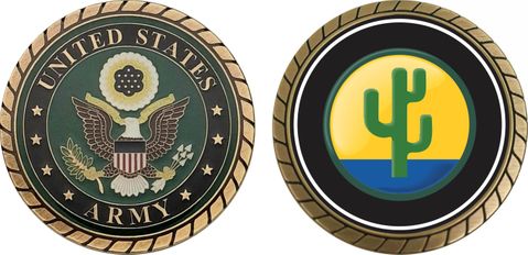 U.S. Army 103rd Support Command Challenge Coin