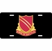 108th Regiment Unit Crest License Plate