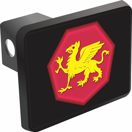 108th Training Division Trailer Hitch Cover