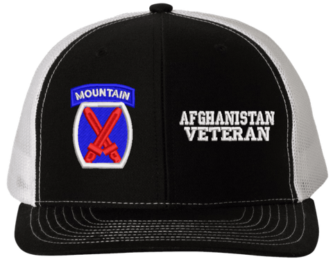 10th Mountain Afghanistan Veteran Split Cap