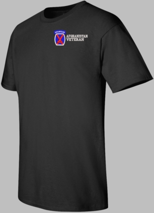 10th Mountain Division Afghanistan Veteran T-Shirt