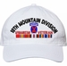10th Mountain Division Afghanistan Veteran with Ribbons Unstructured Dad Cap