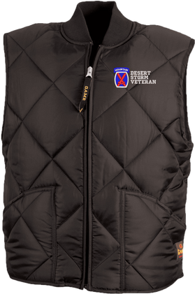 10th Mountain Division Desert Storm Veteran Game Sportswear Finest Vest