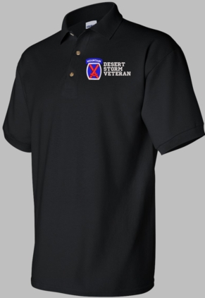 10th Mountain Division Desert Storm Veteran Polo